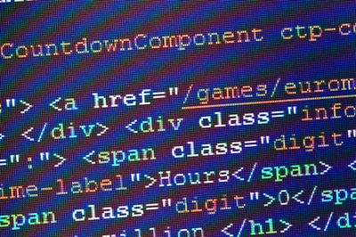 软件开发者编程代码抽象屏幕, 计算机脚本概念